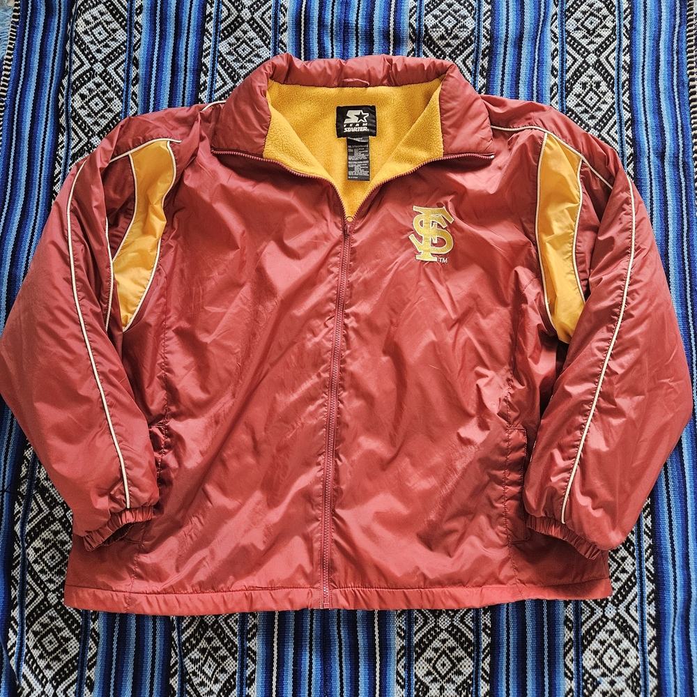 Vintage 90s Starter Florida State Seminoles Puffer Jacket XXL